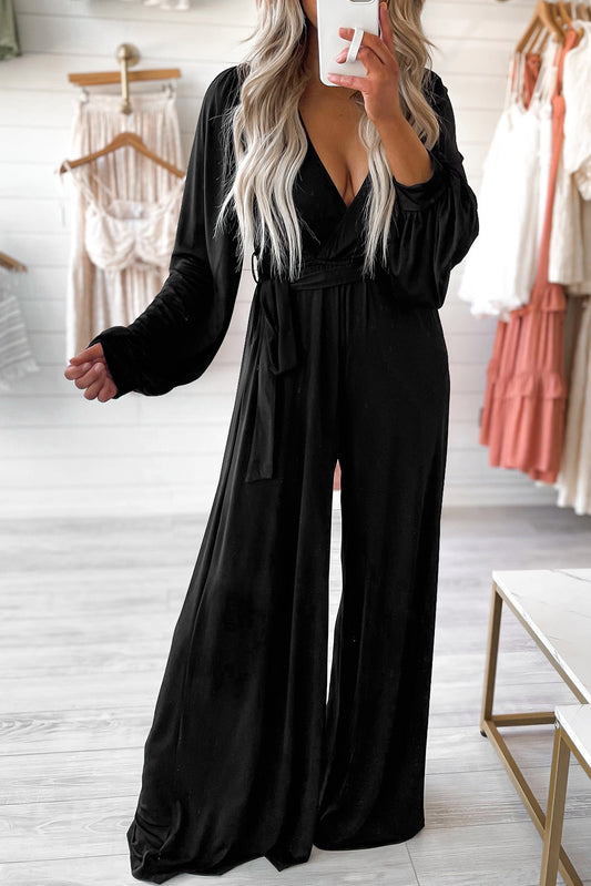 Black Cutout Jumpsuit